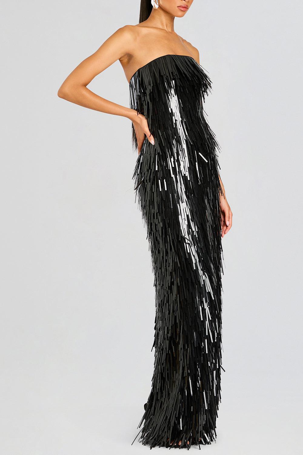 RETROFETE-Silia Dress-BLACK