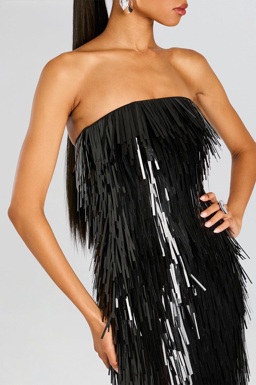 RETROFETE-Silia Dress-BLACK