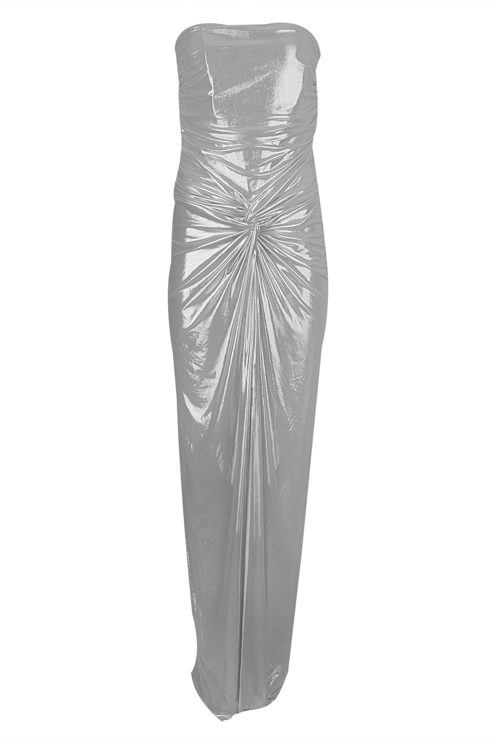 fitted lace wedding dress The Raquel Pencil Dress in Grey main image 1