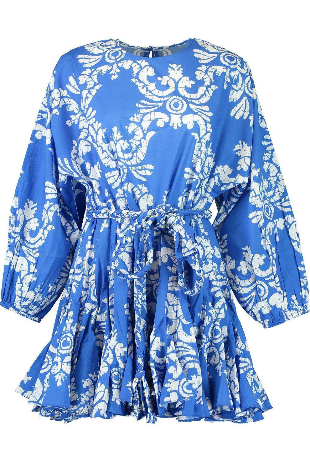 Ella Dress - Batik Grid