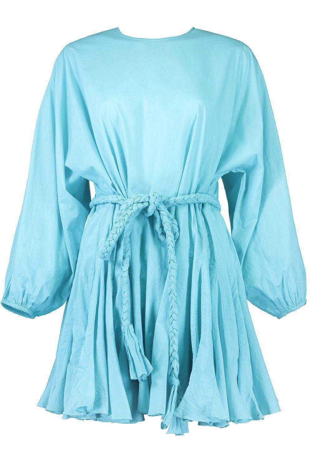RHODE-Ella Dress - Bright Aqua-