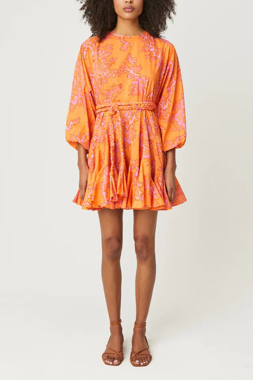 RHODE-Ella Dress - Coral Reef Grande-