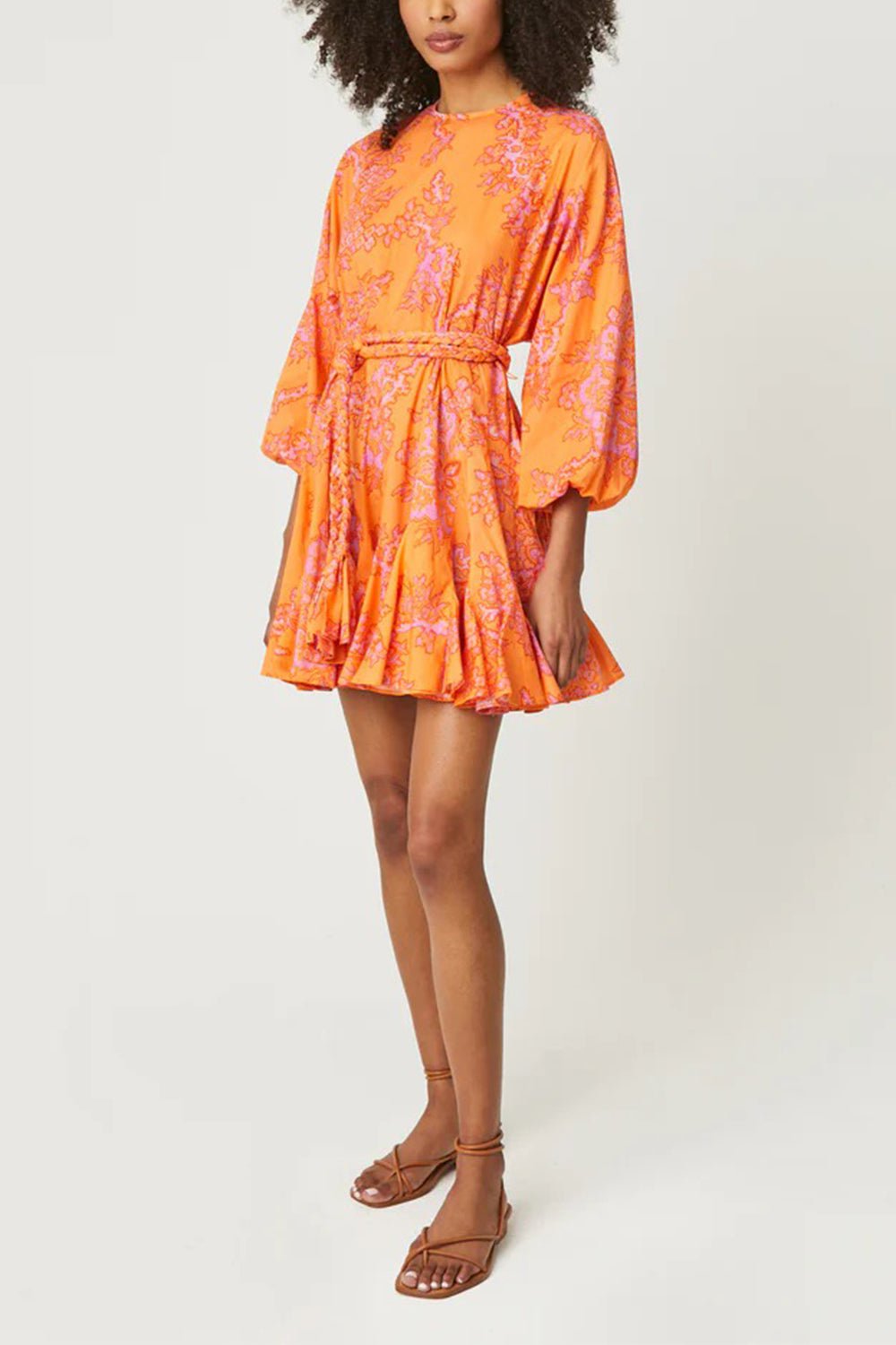 RHODE-Ella Dress - Coral Reef Grande-