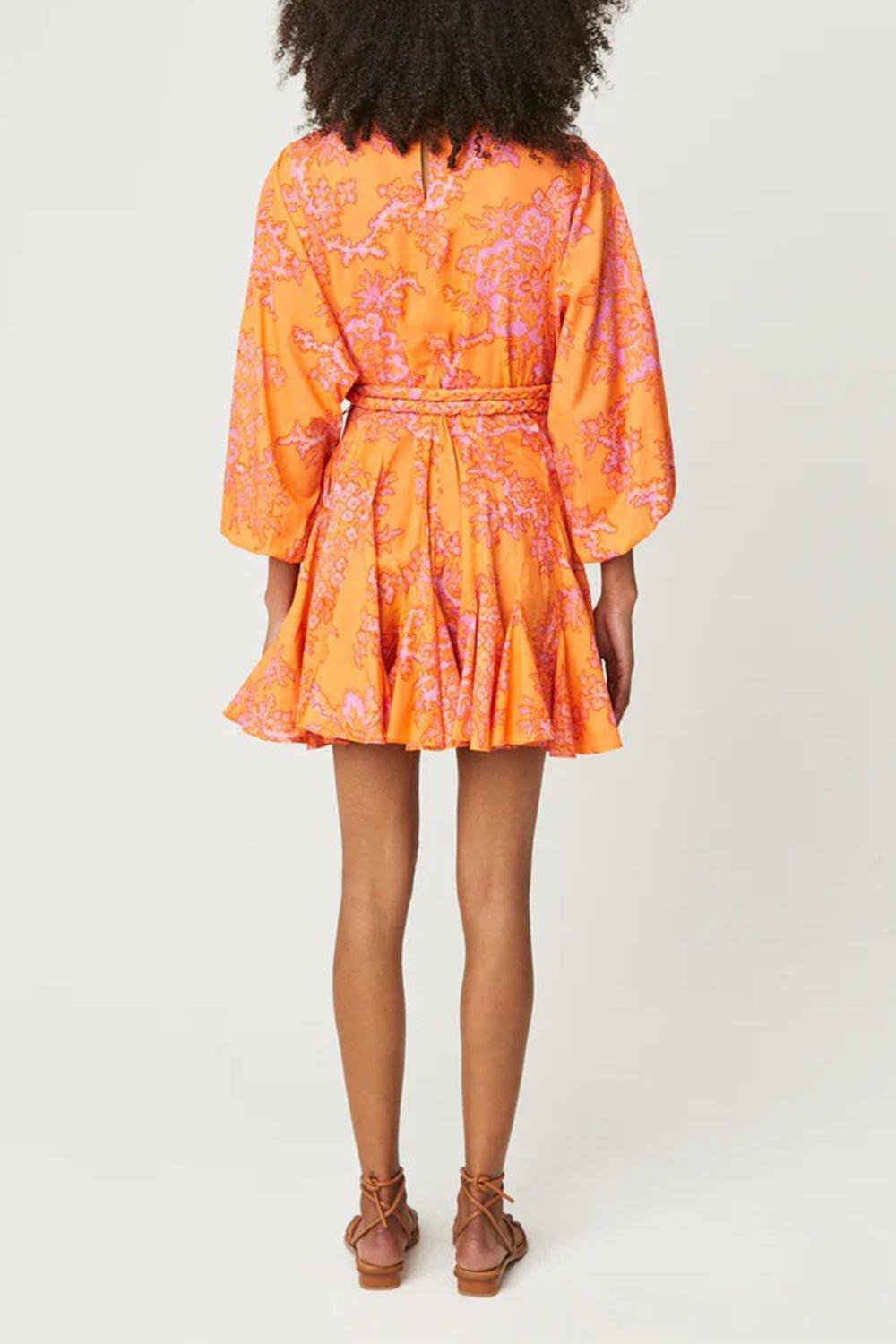 RHODE-Ella Dress - Coral Reef Grande-