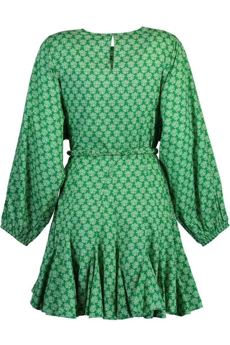 RHODE-Ella Dress - Loves Me Not Emerald-