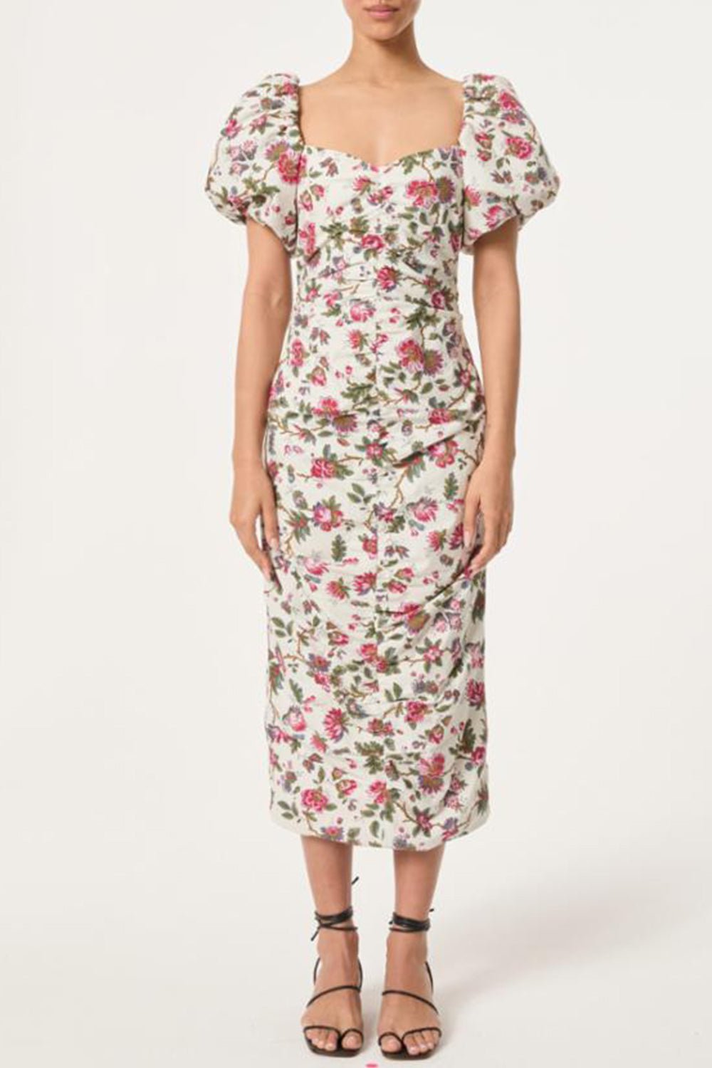 RHODE-Tessa Dress - Macadamia Morlaix Fleur-