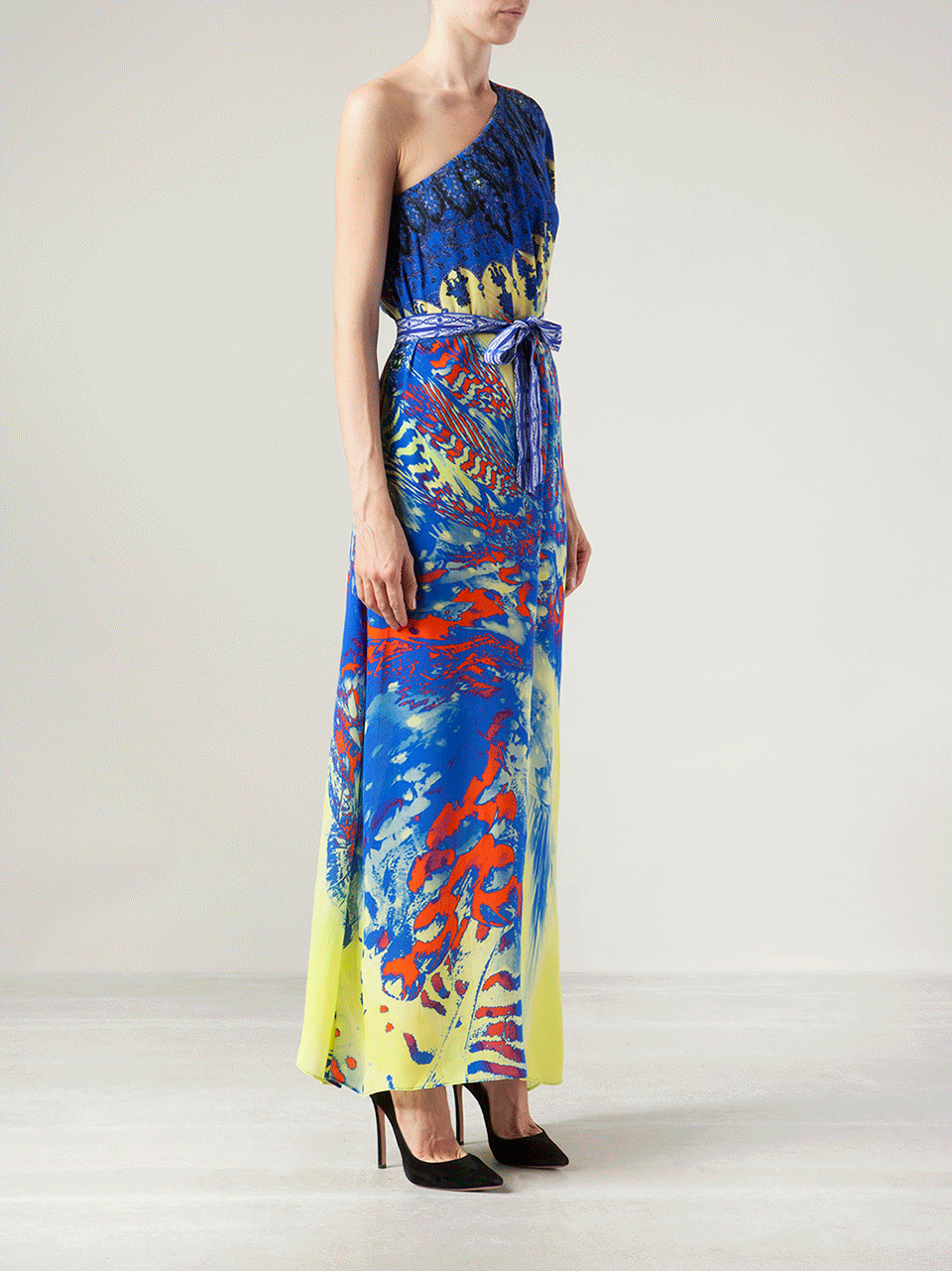 RINKU DALAMAL-One Shoulder Maxi Dress-