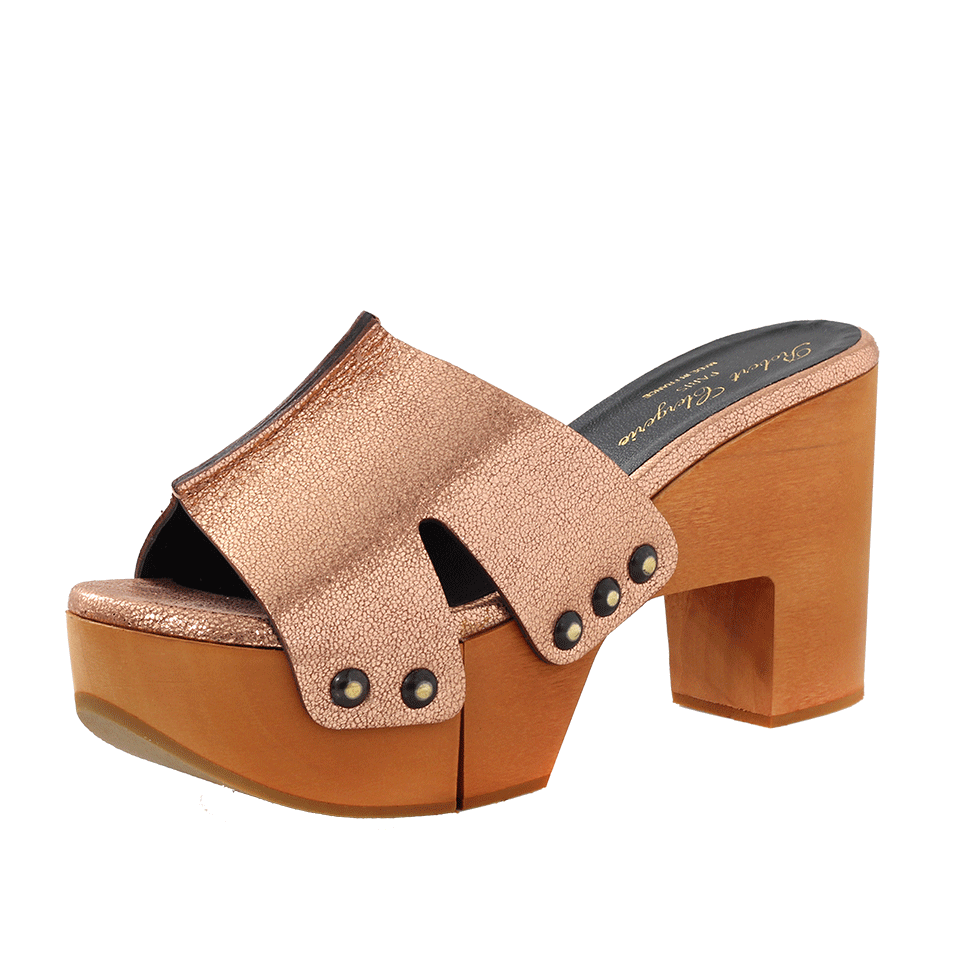 ROBERT CLERGERIE-Cetrid Wooden Clog Mule-