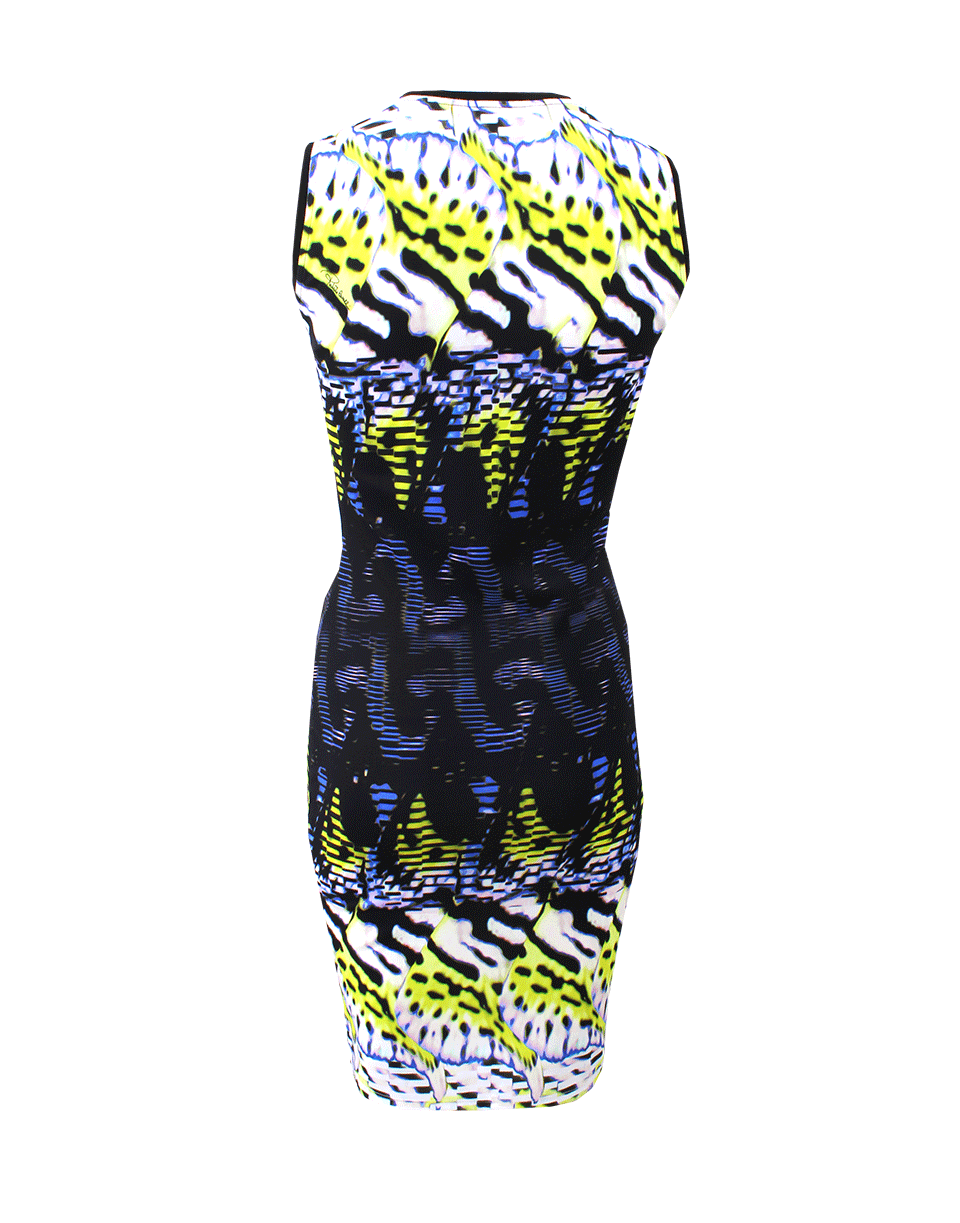 ROBERTO CAVALLI-Slim Printed Dress-