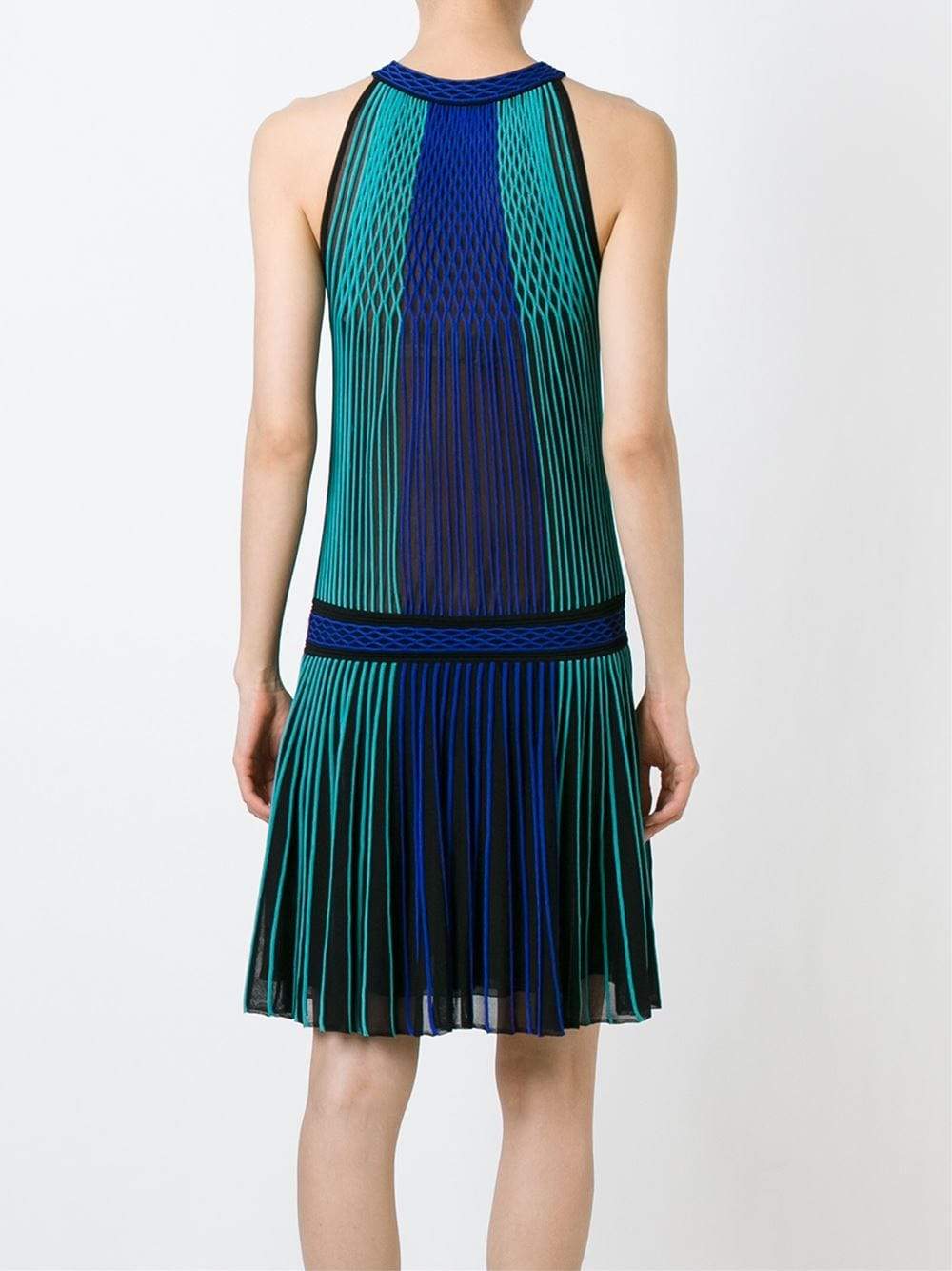ROBERTO CAVALLI-Drop Waist Halter Dress-