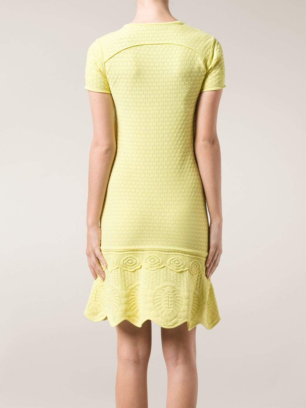 ROBERTO CAVALLI-Fit And Flare Knit Dress-