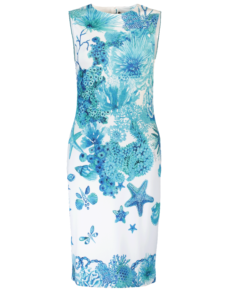 ROBERTO CAVALLI-Coral Slim Dress-