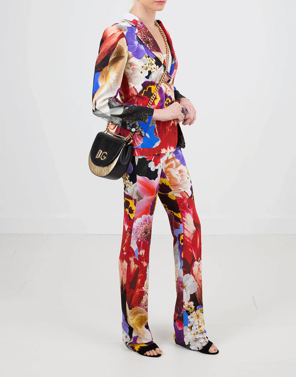 ROBERTO CAVALLI-Araki Print Blazer-BLUE