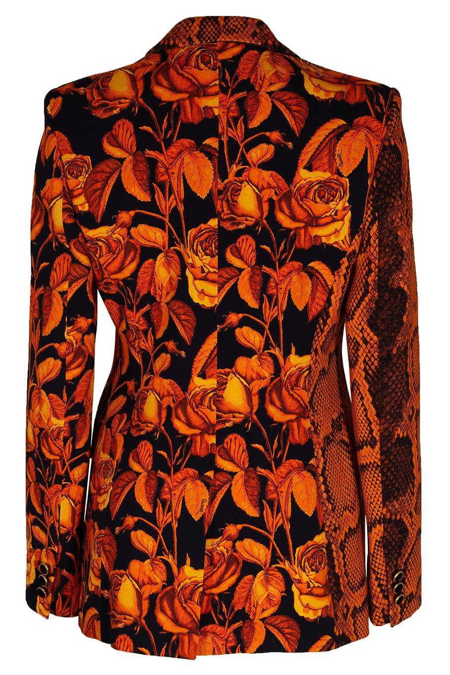 ROBERTO CAVALLI-Printed One Button Jacket-