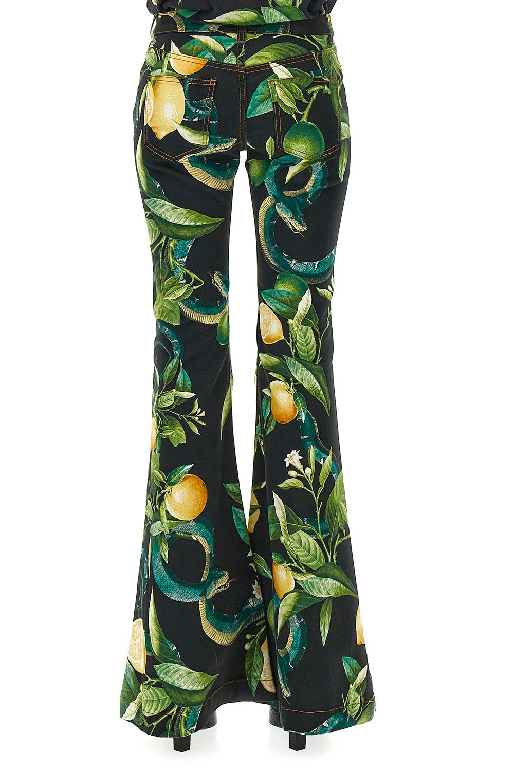 ROBERTO CAVALLI-Flare Denim Pant-