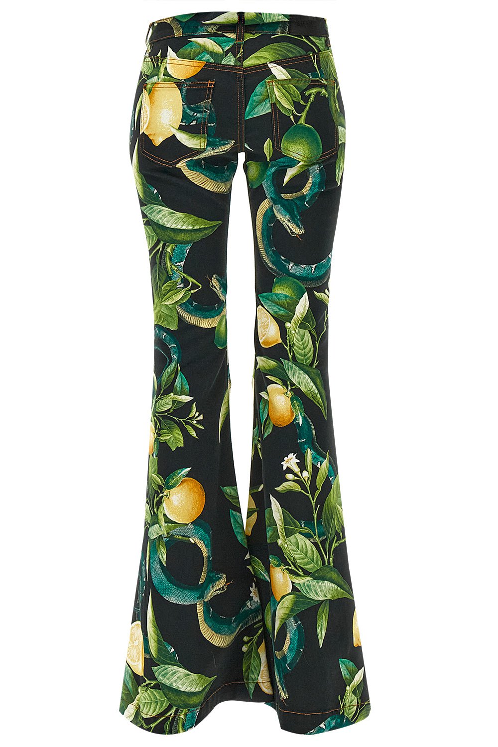 ROBERTO CAVALLI-Flare Denim Pant-