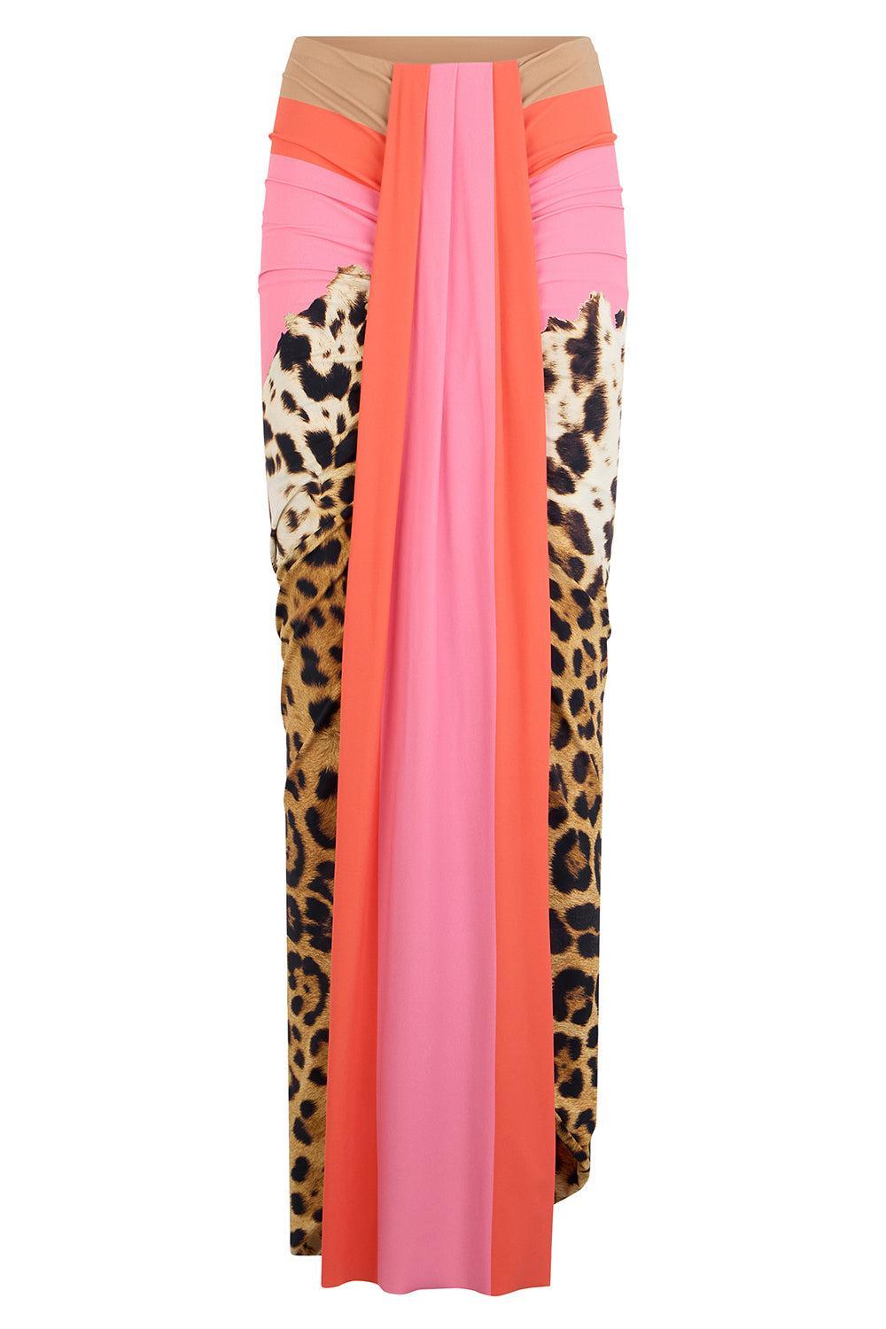 Pop Print Midi Sarong-RED-S-CLOTHINGSKIRTMIDI-ROBERTO CAVALLI
