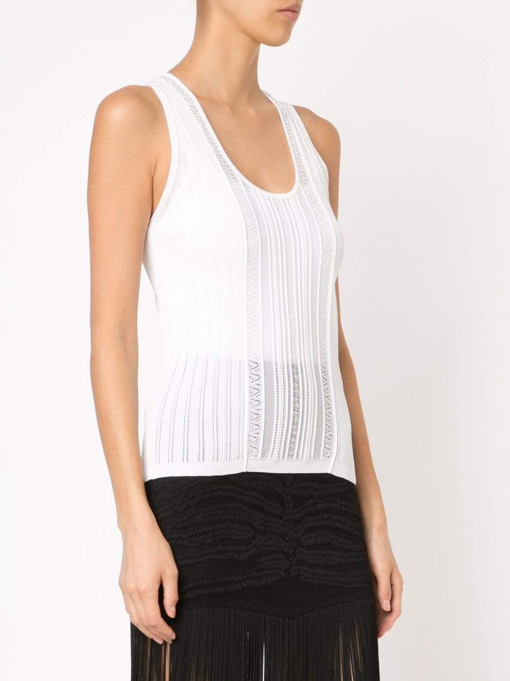 ROBERTO CAVALLI-Scoop Neck Tank-