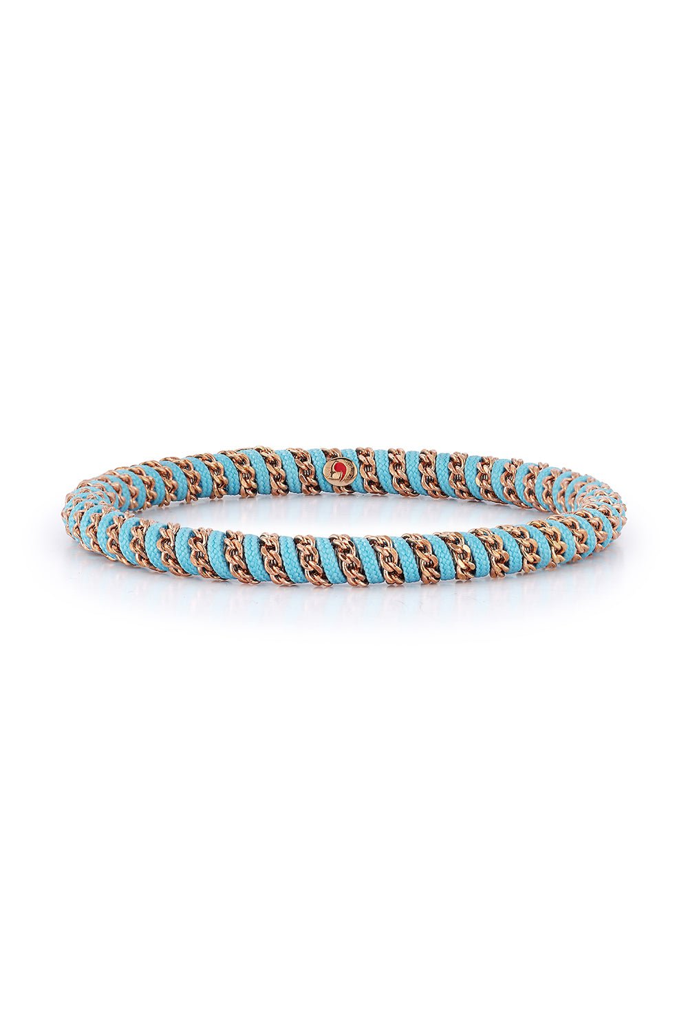 ROBERTO DEMEGLIO-Blue Nautical Gio Bracelet-ROSE GOLD