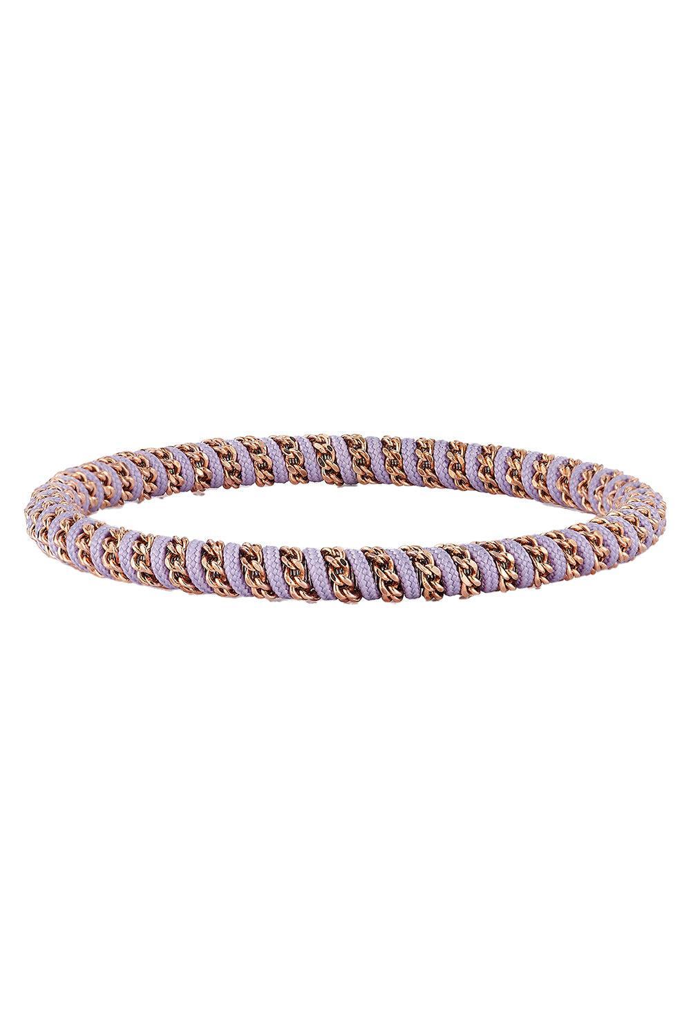 Lilac Gio Stretch Bracelet - Rose Gold-ROSE GOLD-JEWELRYFINE JEWELBRACELET O-ROBERTO DEMEGLIO