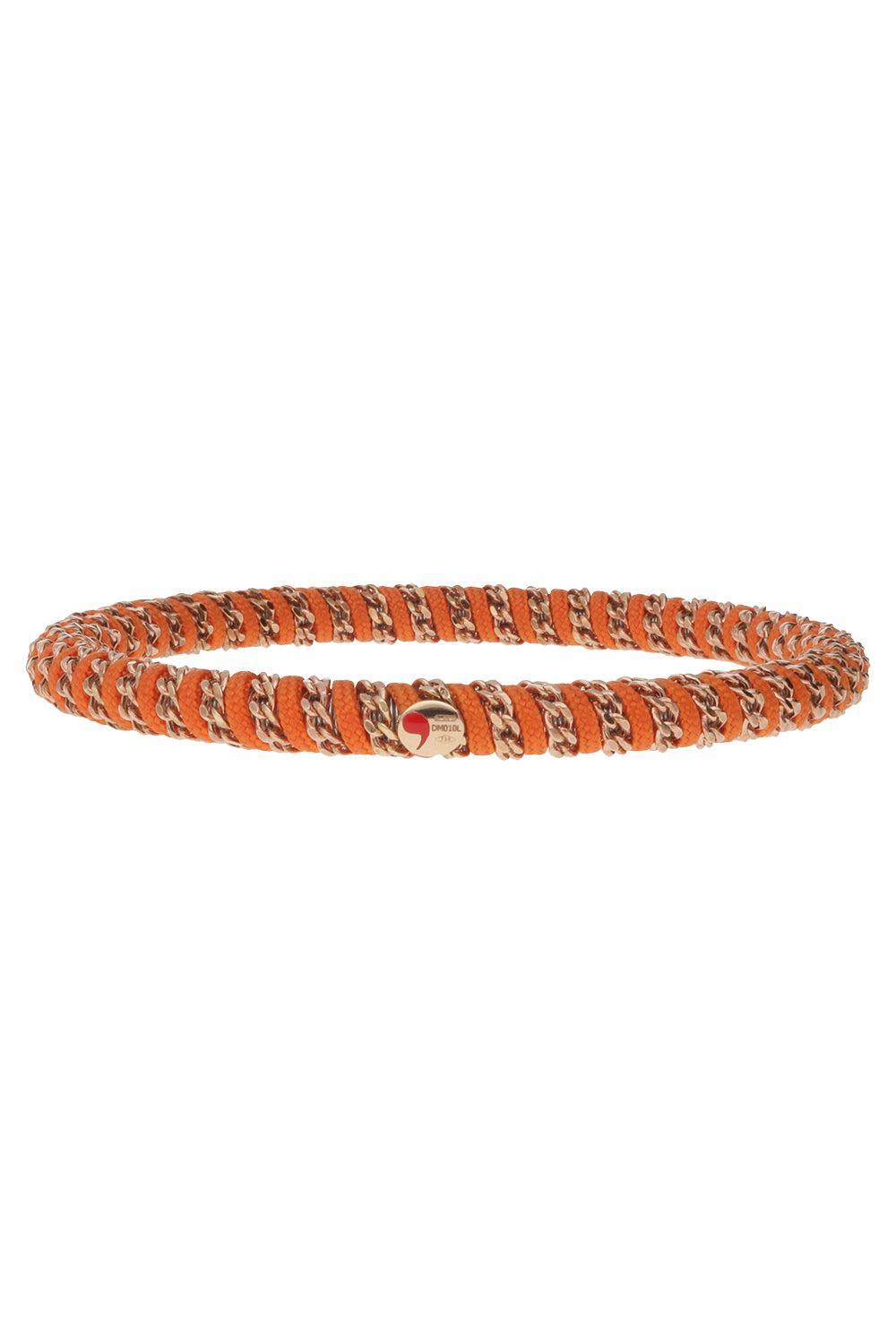 Orange Gio Stretch Bracelet - Rose Gold-ROSE GOLD-JEWELRYFINE JEWELBRACELET O-ROBERTO DEMEGLIO
