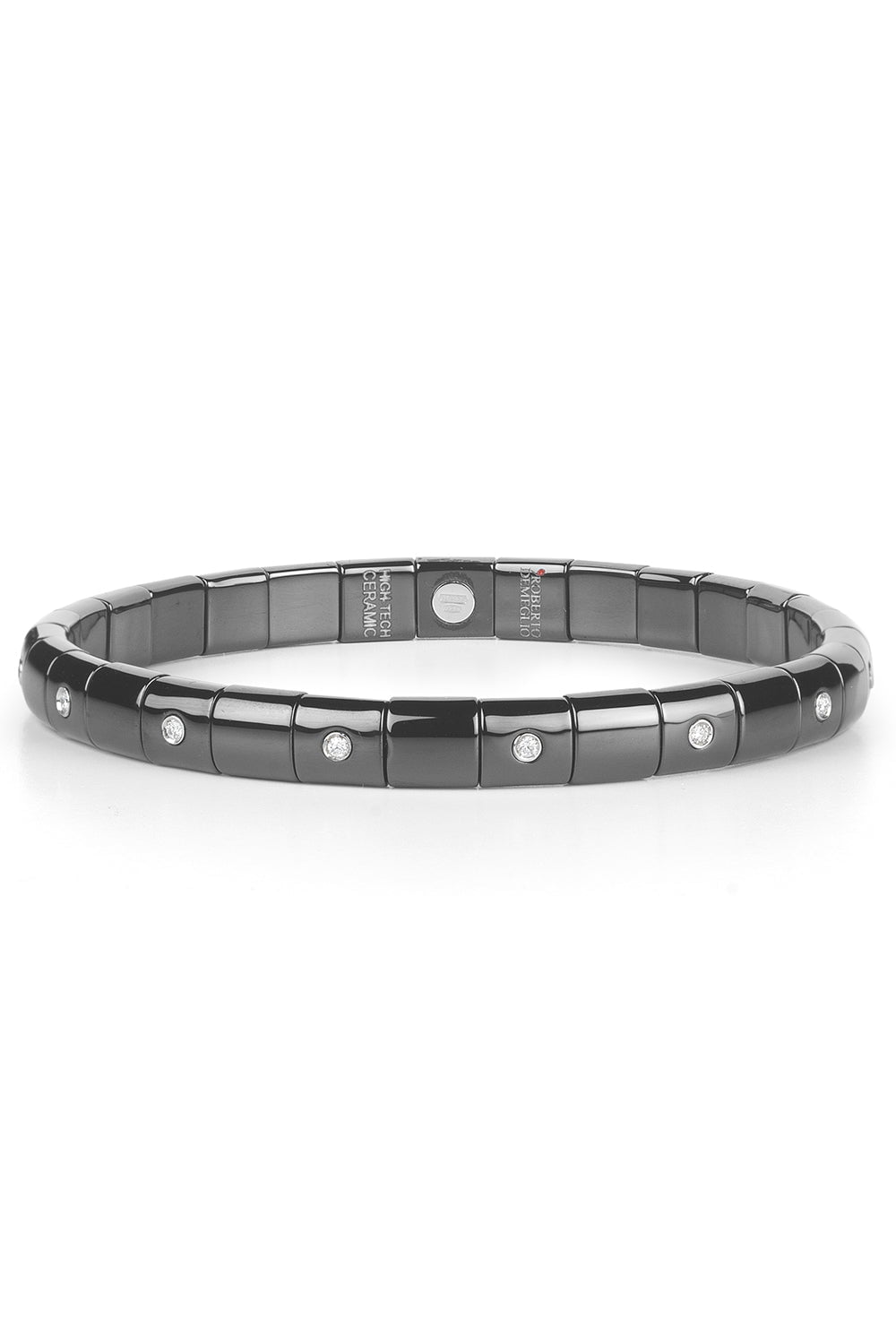 ROBERTO DEMEGLIO-Alternating Diamond Pura Bracelet-WHITE GOLD