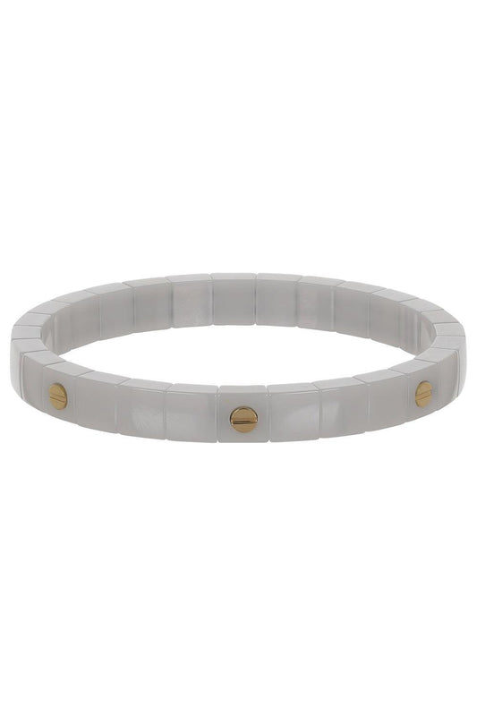 Seven Screw White Scacco Vite Bracelet-YELLOW GOLD-JEWELRYFINE JEWELBRACELET O-ROBERTO DEMEGLIO