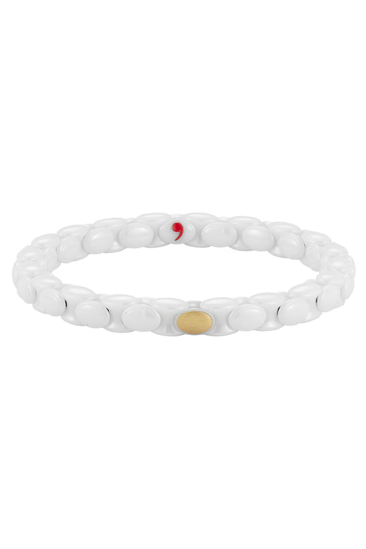 White Anaconda Bracelet-YELLOW GOLD-JEWELRYFINE JEWELBRACELET O-ROBERTO DEMEGLIO