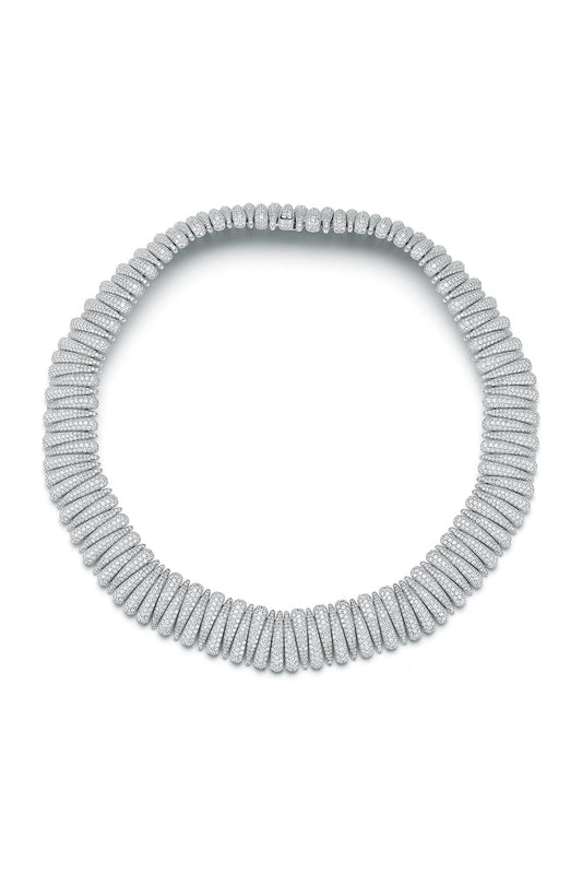 Diamond Artiglio Stretch Necklace-WHITE GOLD-JEWELRYFINE JEWELNECKLACE O-ROBERTO DEMEGLIO