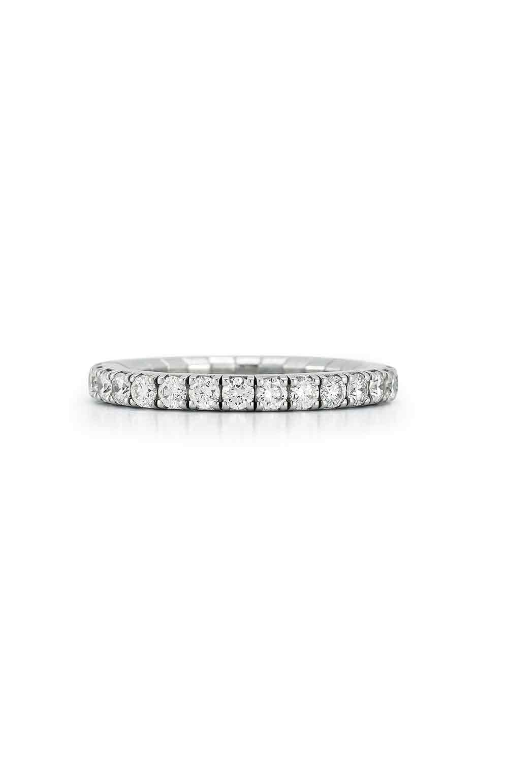 Diamond Extensible Stretch Eternity Ring-WHITE GOLD-6-JEWELRYFINE JEWELRING-ROBERTO DEMEGLIO