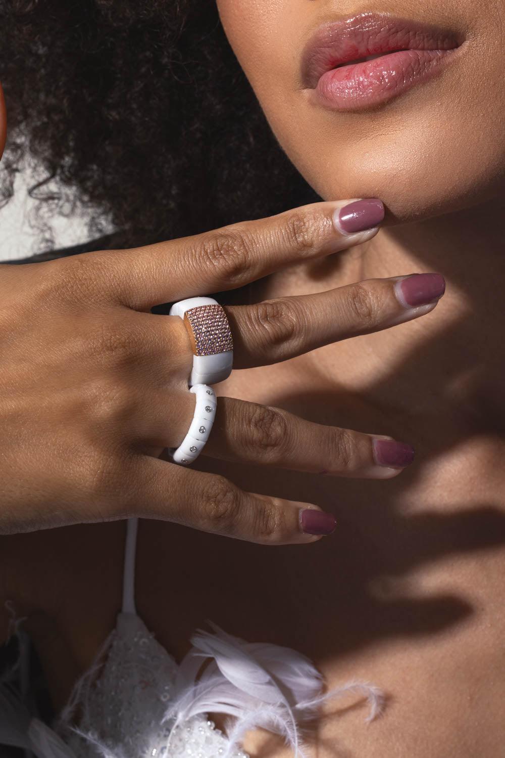 ROBERTO DEMEGLIO-Diamond Pura Ring-WHITE GOLD