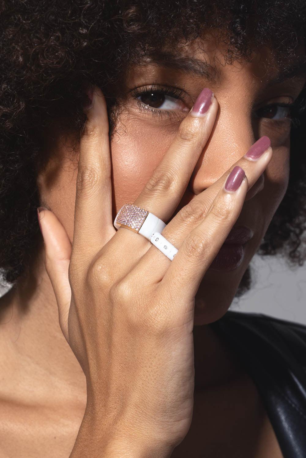 ROBERTO DEMEGLIO-Diamond Pura Ring-WHITE GOLD