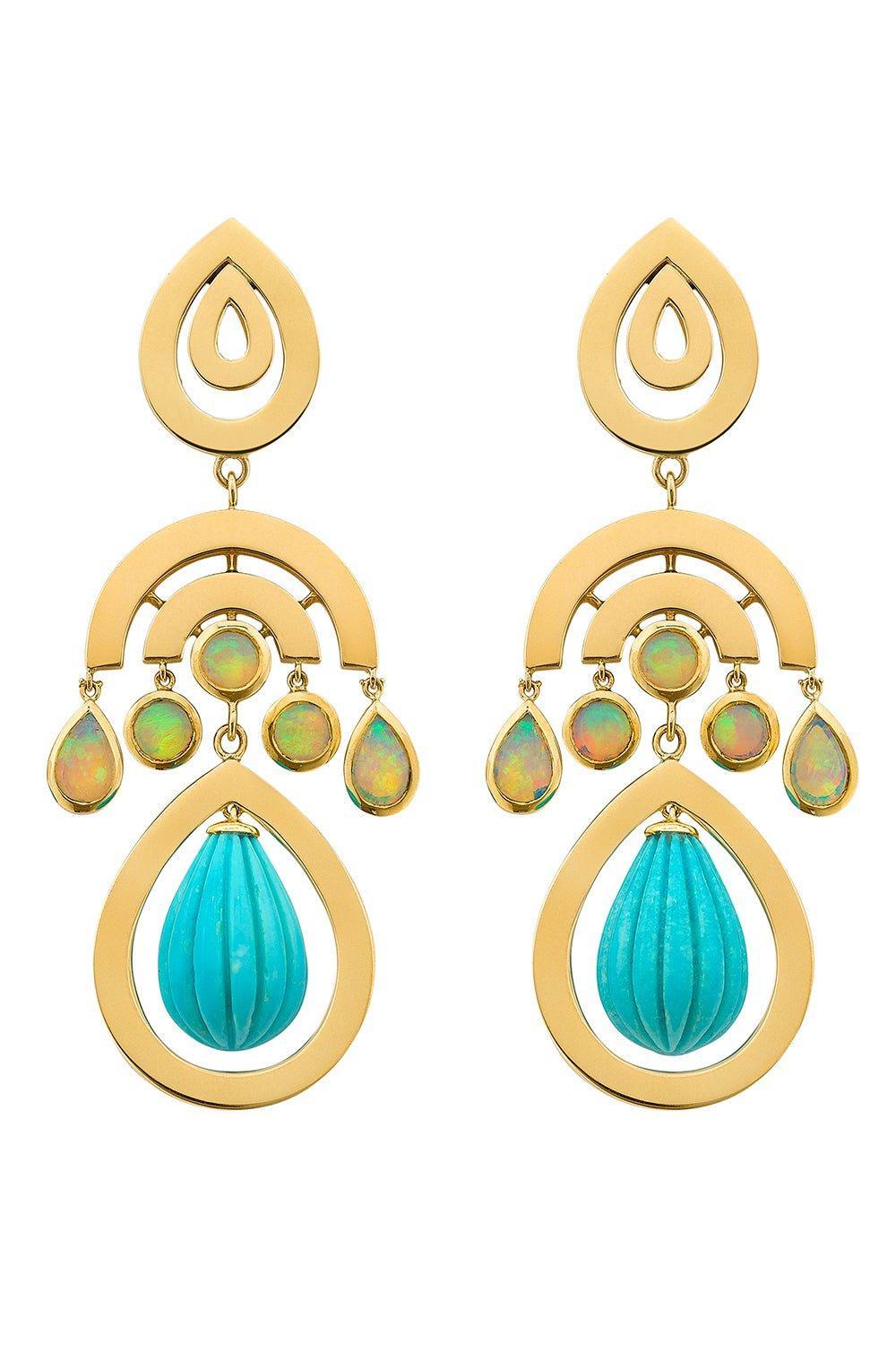 ROBINSON PELHAM-Siren Earrings-YELLOW GOLD