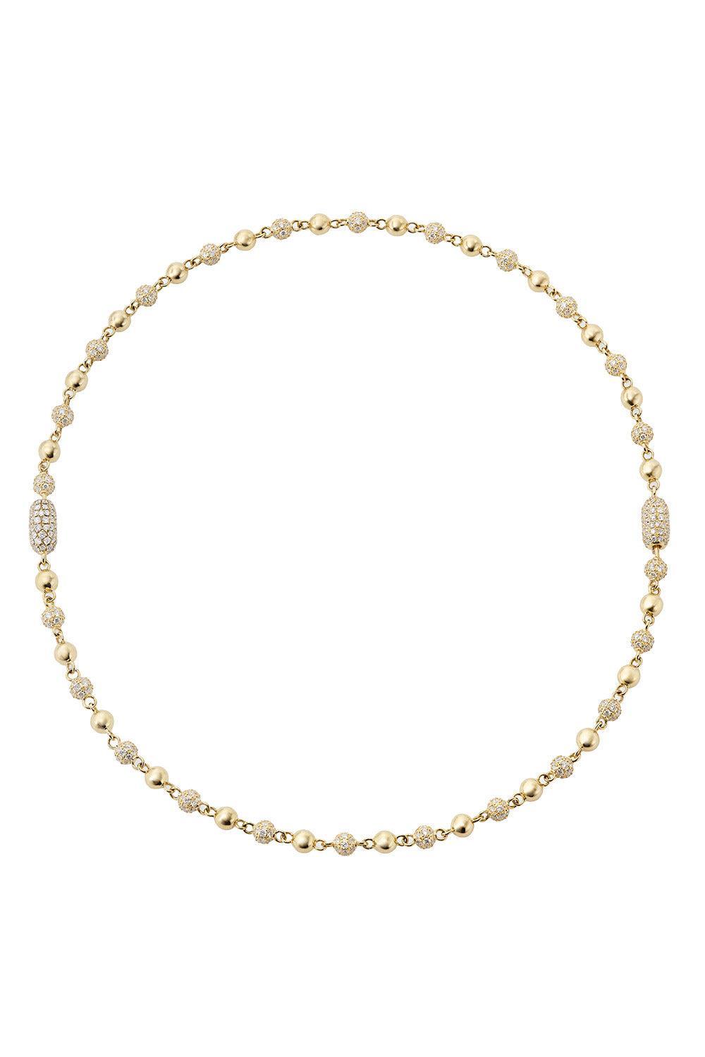 Diamond Solstice Choker Necklace-YELLOW GOLD-JEWELRYFINE JEWELNECKLACE O-ROBINSON PELHAM