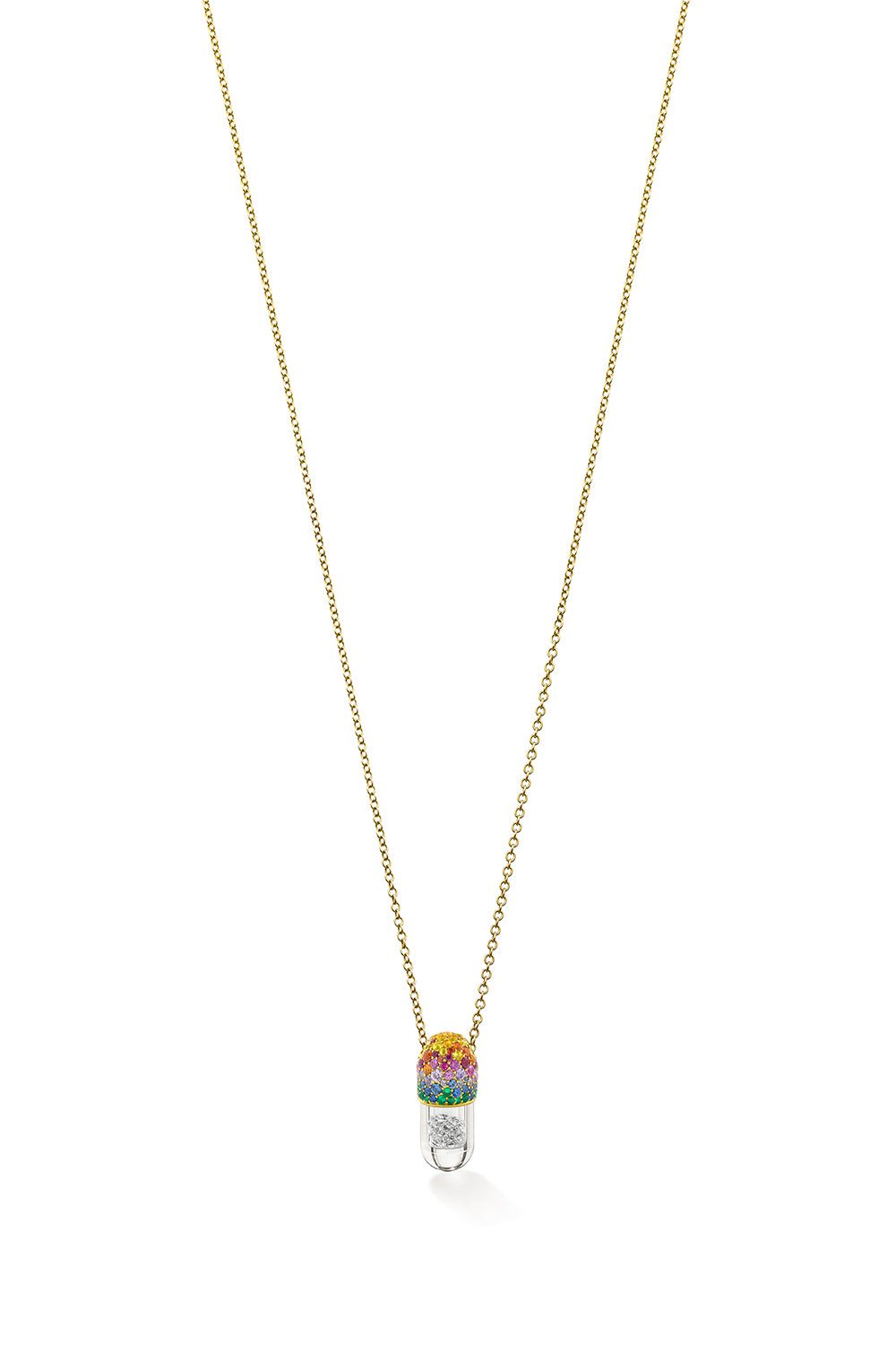 ROBINSON PELHAM-Mini Elixer Energry Necklace-YELLOW GOLD