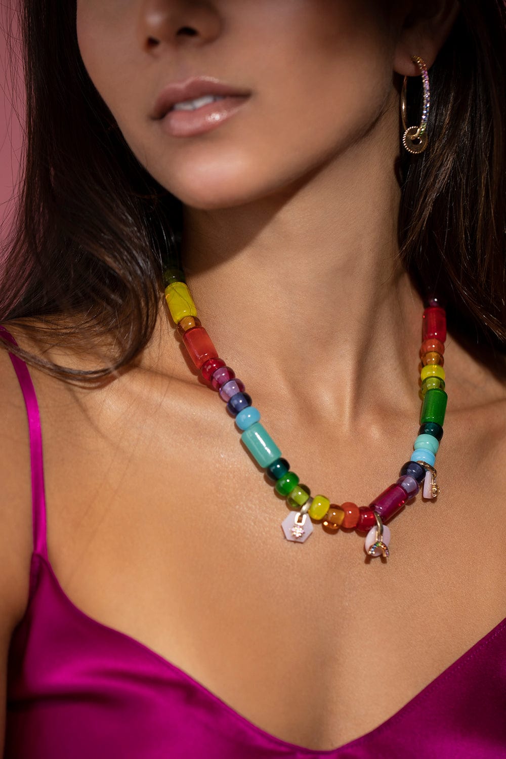 ROBINSON PELHAM-Rainbow Arcadia Necklace - 17"-YELLOW GOLD
