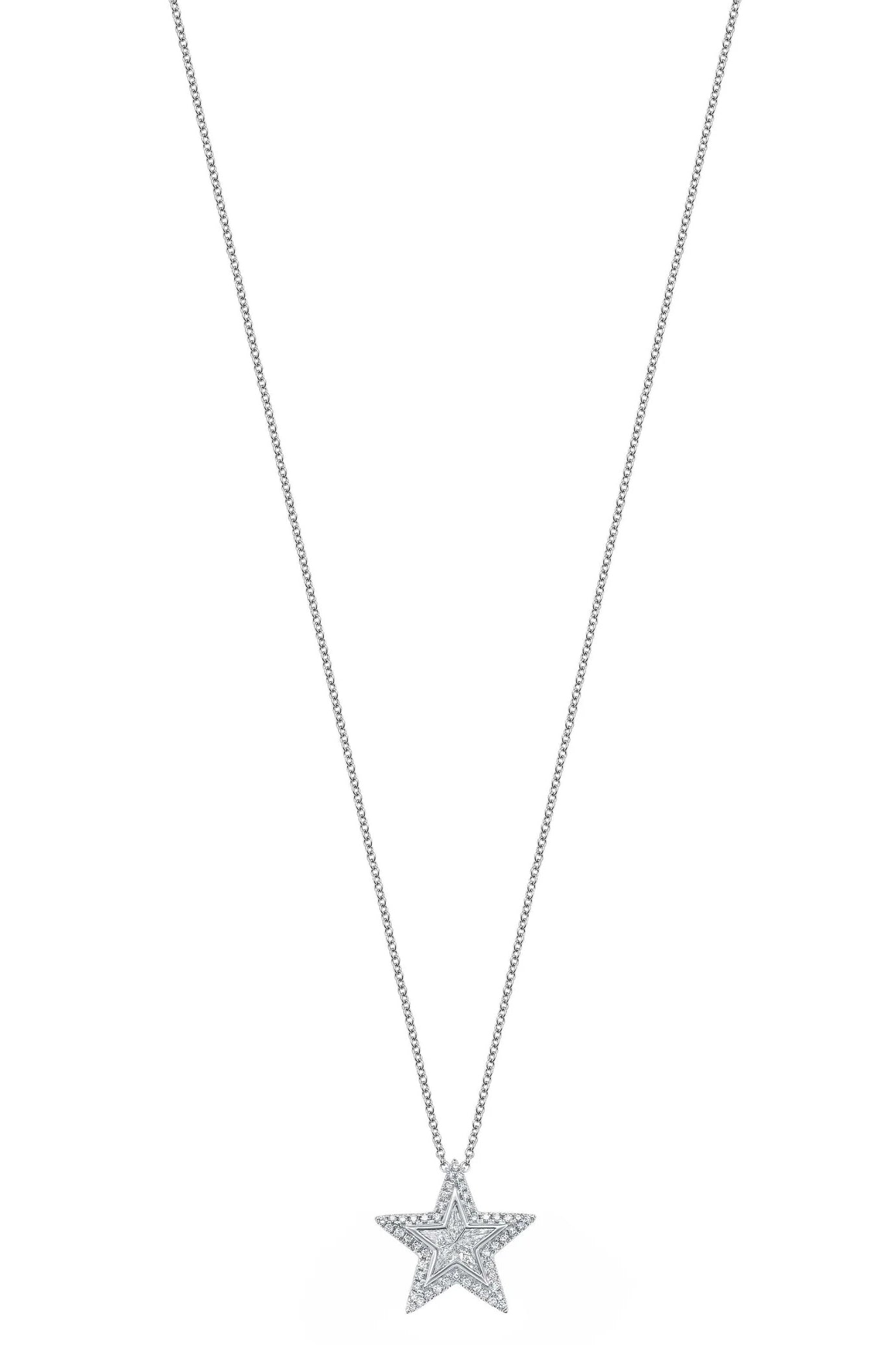 ROBINSON PELHAM-Vega Star Pendant Necklace-WHITE GOLD