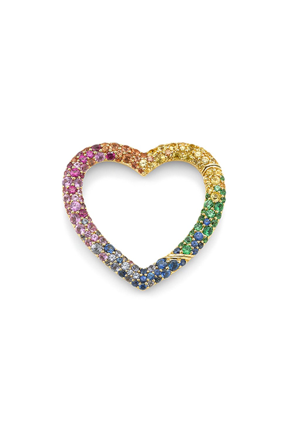 ROBINSON PELHAM-Identity Heart Charm-YELLOW GOLD