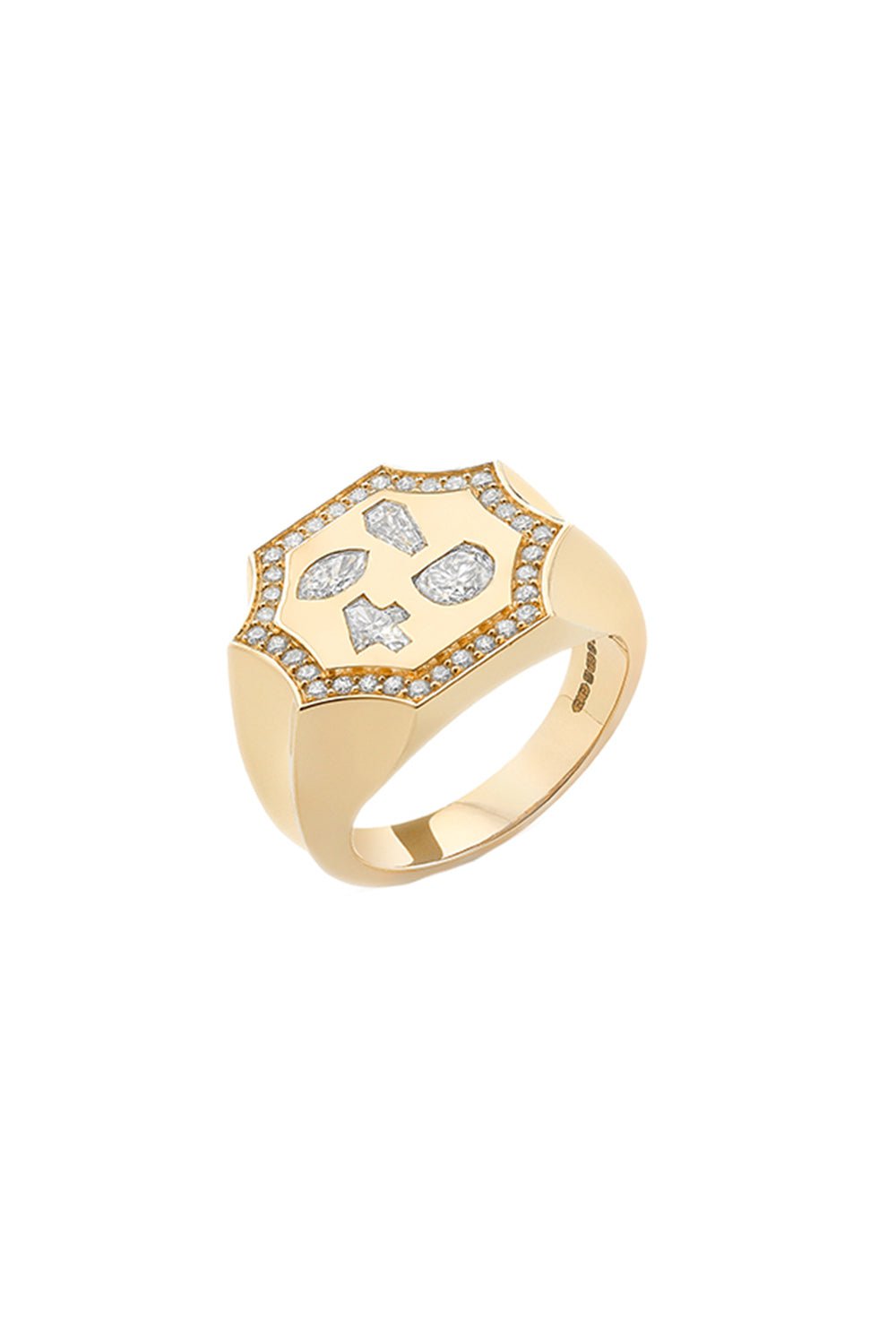 ROBINSON PELHAM-Eye Die 4 U Ring-YELLOW GOLD