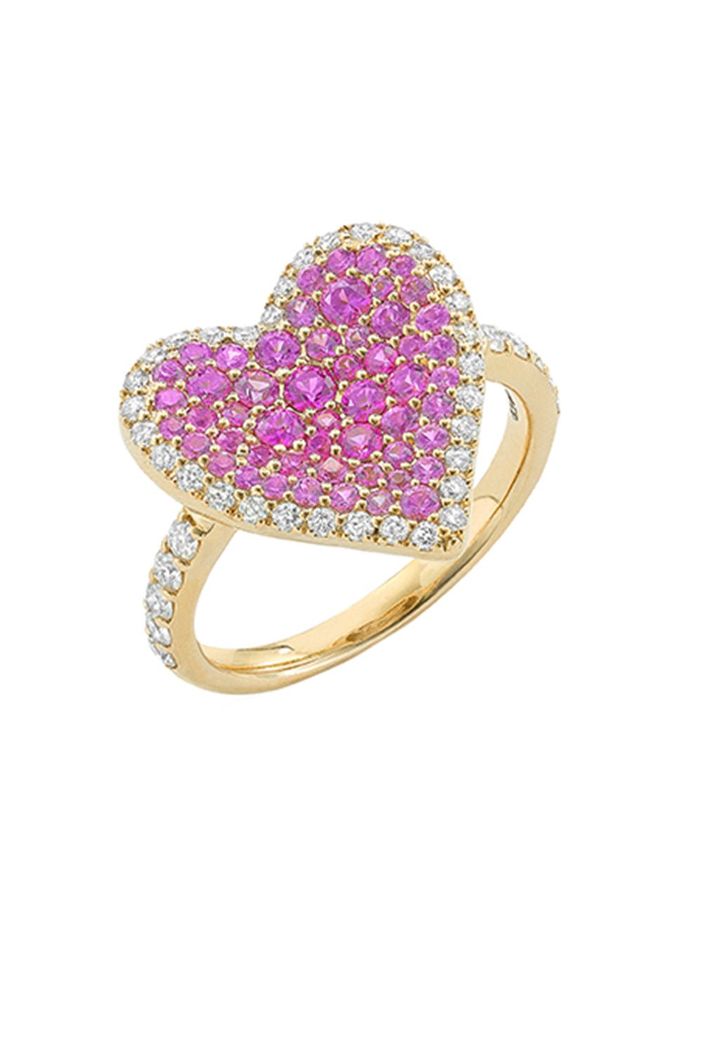 ROBINSON PELHAM-Fortune heart ring-YELLOW GOLD