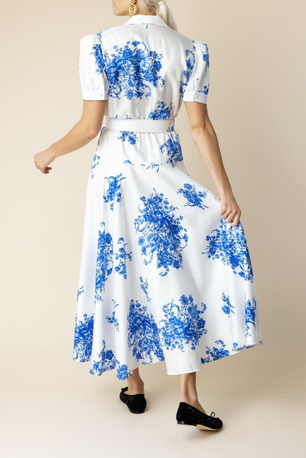 Floral Printed Collar Dress