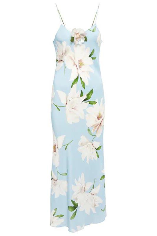 RODARTE-Floral Printed Slip Dress-