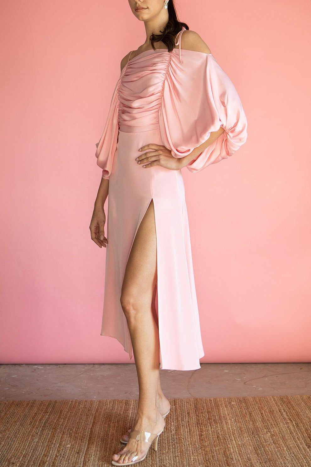RODARTE: Silk Off The Shoulder Dress RODARTE: Silk Off The Shoulder Dress