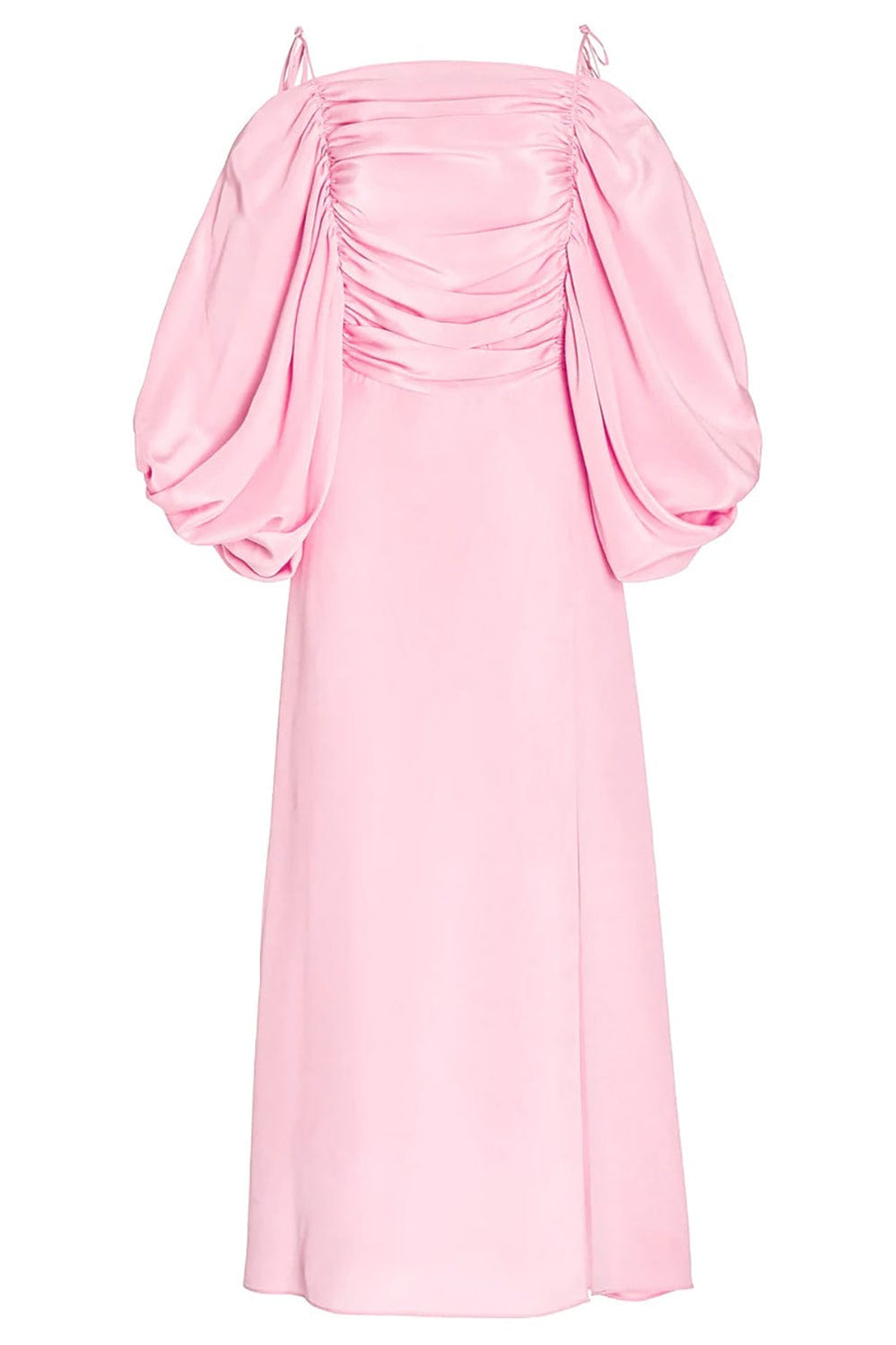 RODARTE: Silk Off The Shoulder Dress