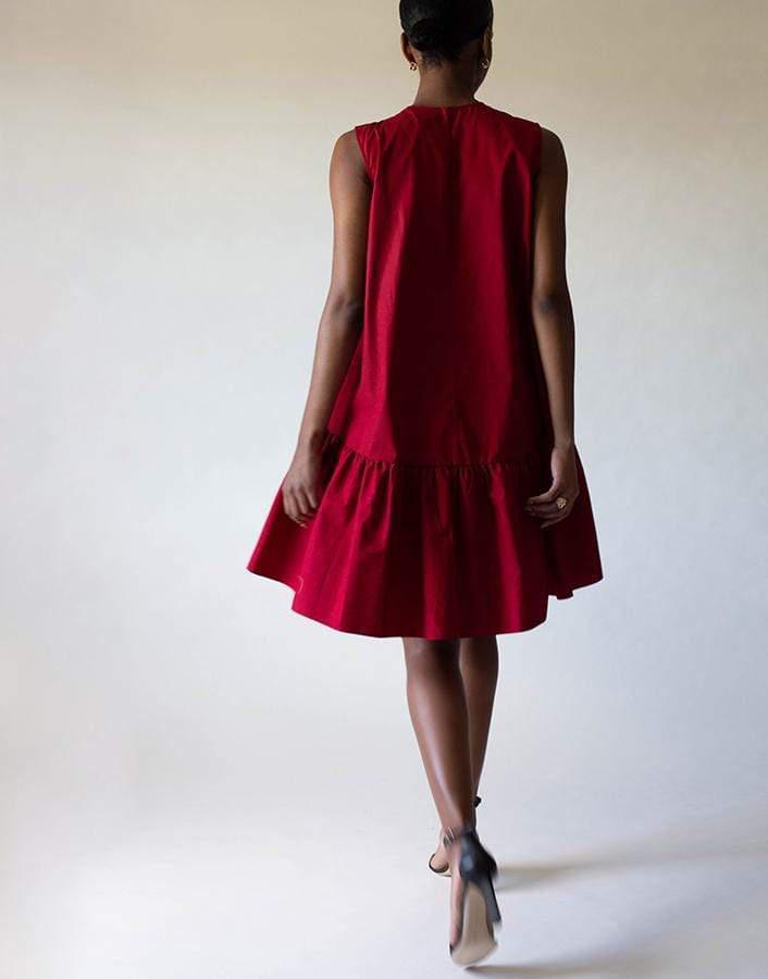 ROKSANDA-Selena Bow Detail Dress-