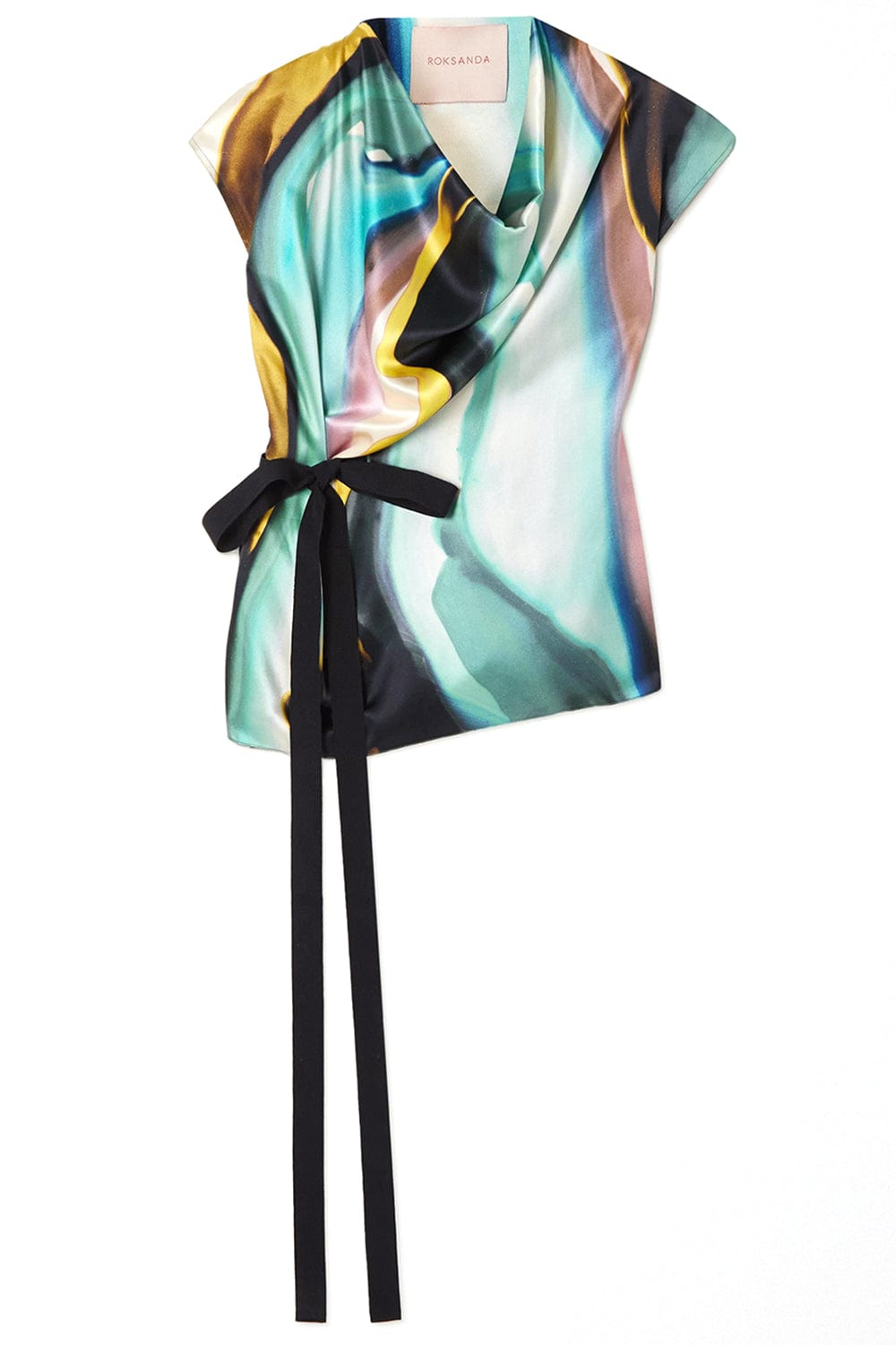 ROKSANDA-Andriya Sleeveless Printed Blouse-