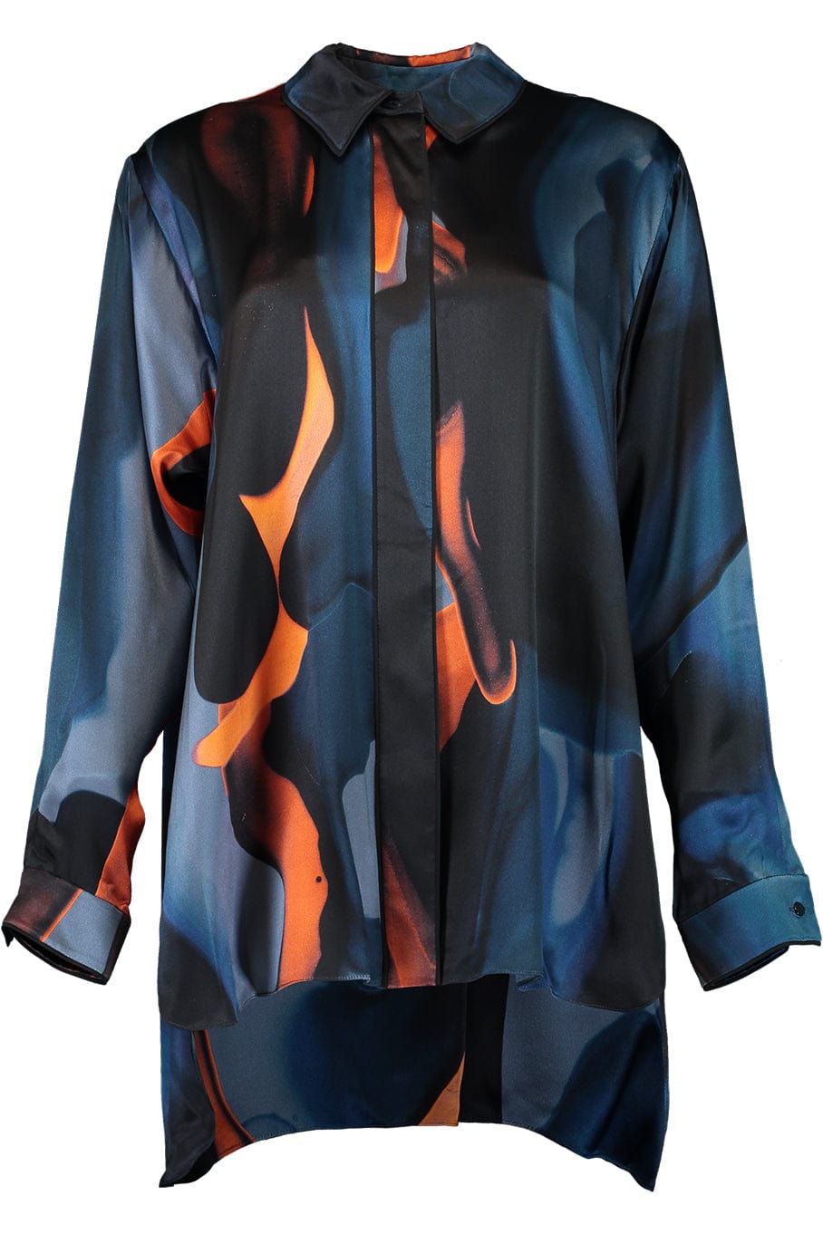 ROKSANDA-Leonara Oversized Long Sleeve Blouse-
