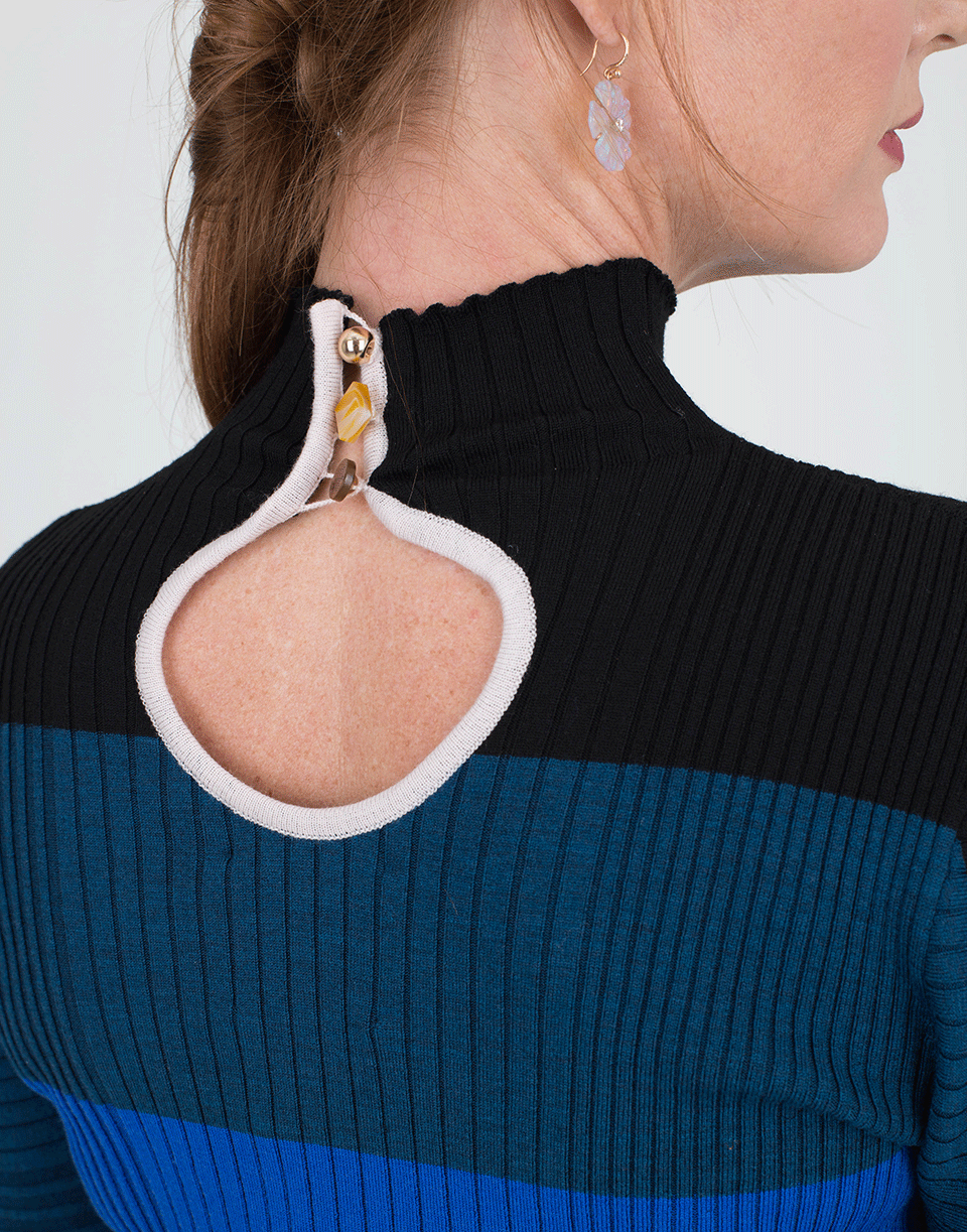 ROKSANDA-Auric Knit Tie Waist Sweater-