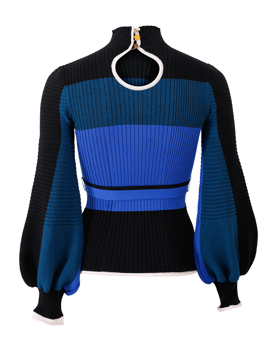 ROKSANDA-Auric Knit Tie Waist Sweater-