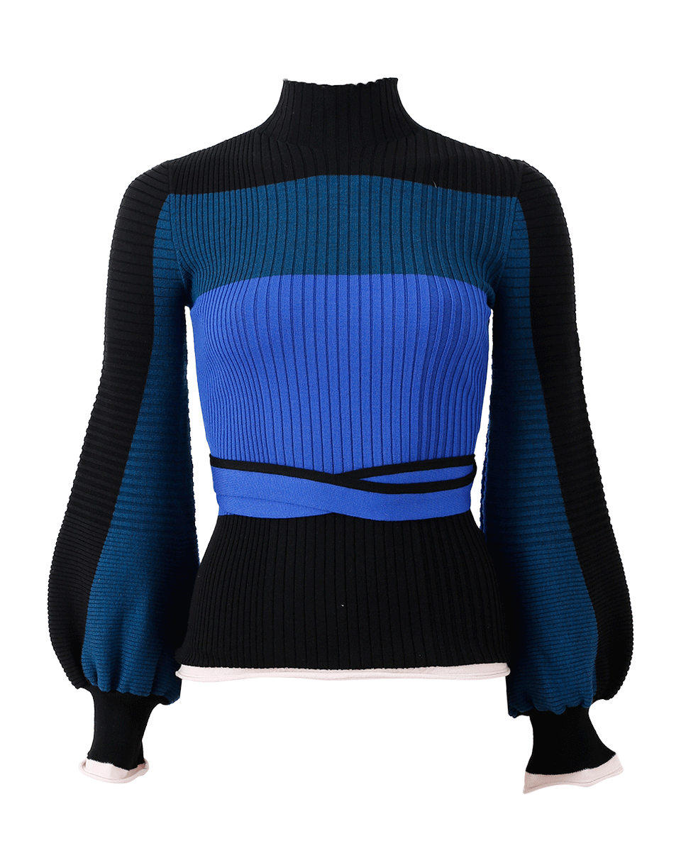 ROKSANDA-Auric Knit Tie Waist Sweater-
